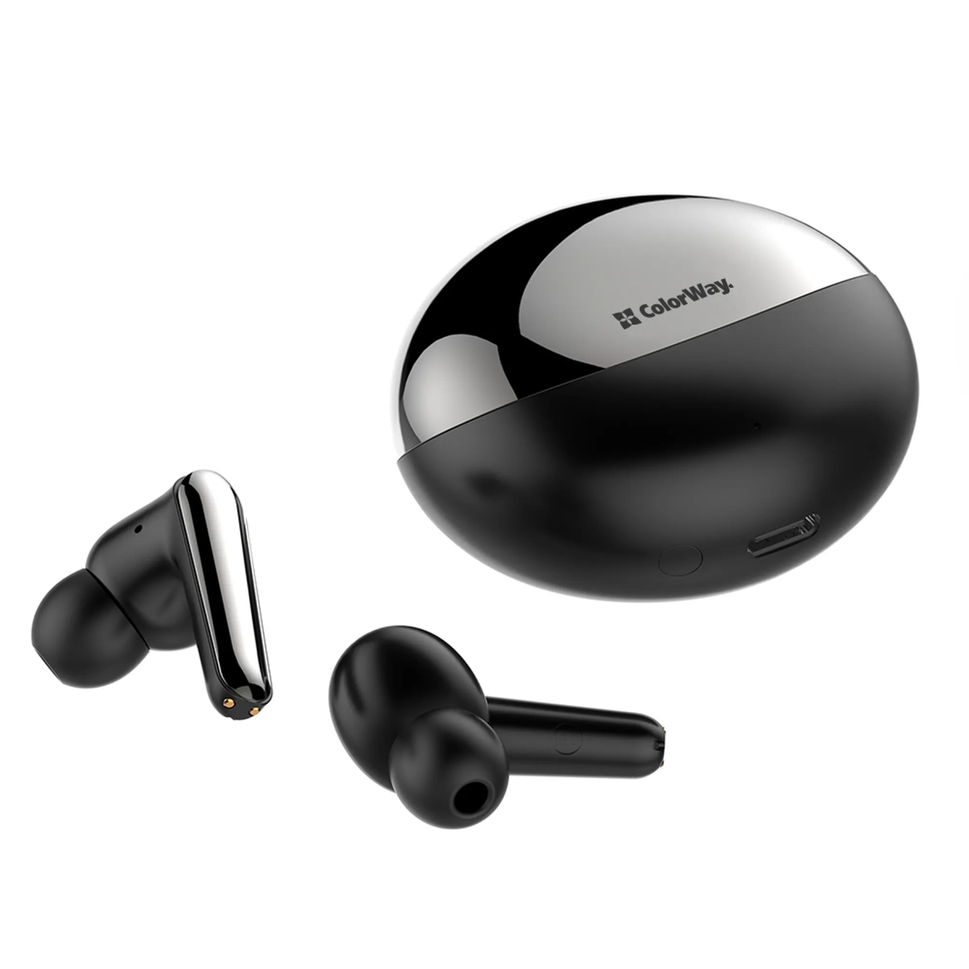 Купити Навушники ColorWay TWS-3 Earbuds Black (CW-TWS3BK) - фото 1