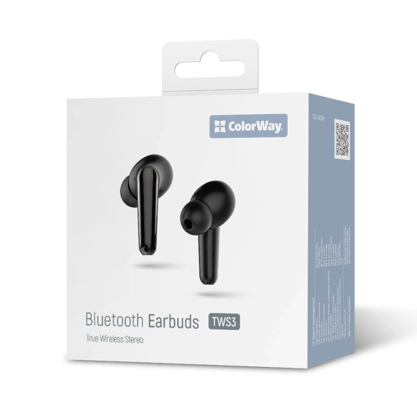 Купити Навушники ColorWay TWS-3 Earbuds Black (CW-TWS3BK) - фото 8