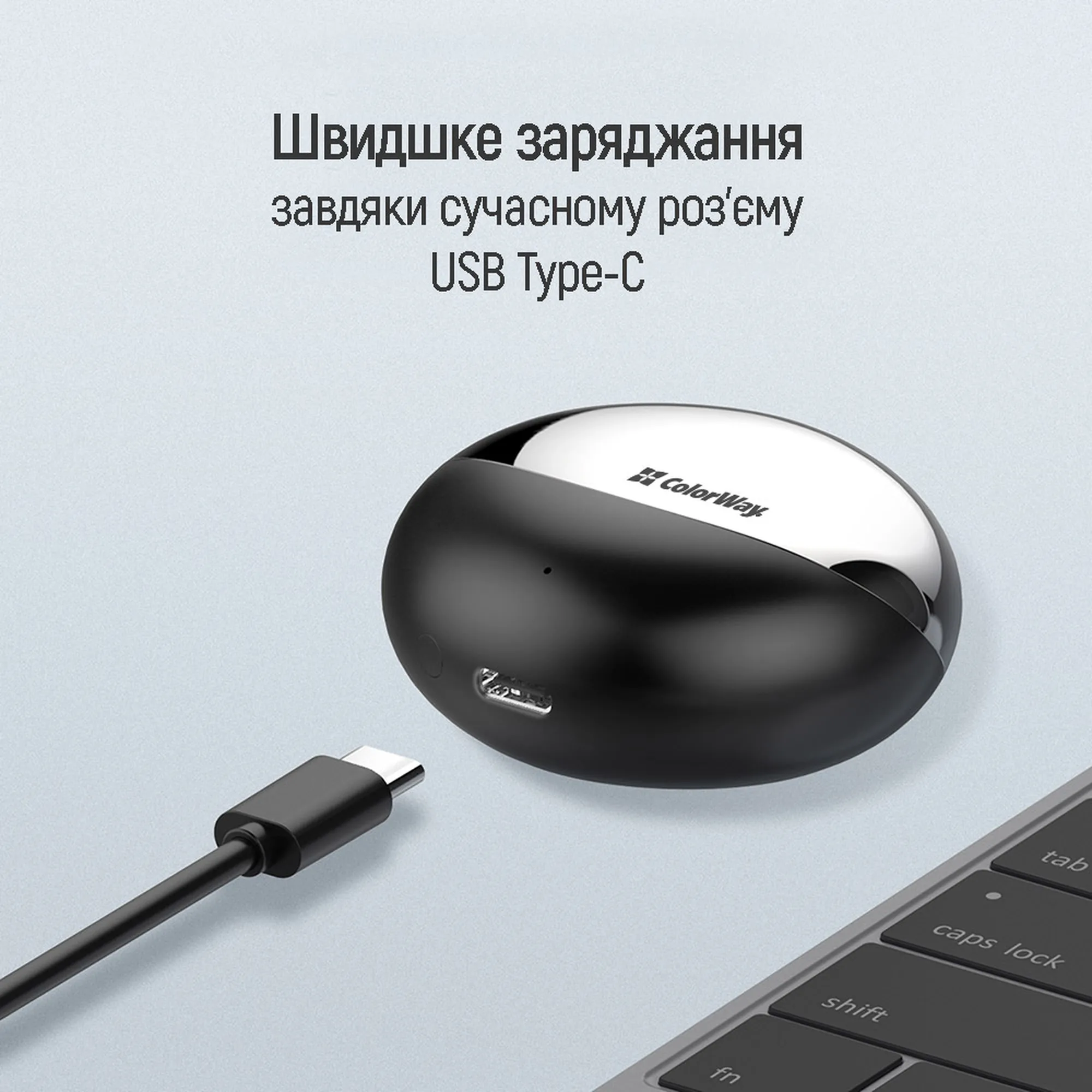 Купити Навушники ColorWay TWS-3 Earbuds Black (CW-TWS3BK) - фото 14