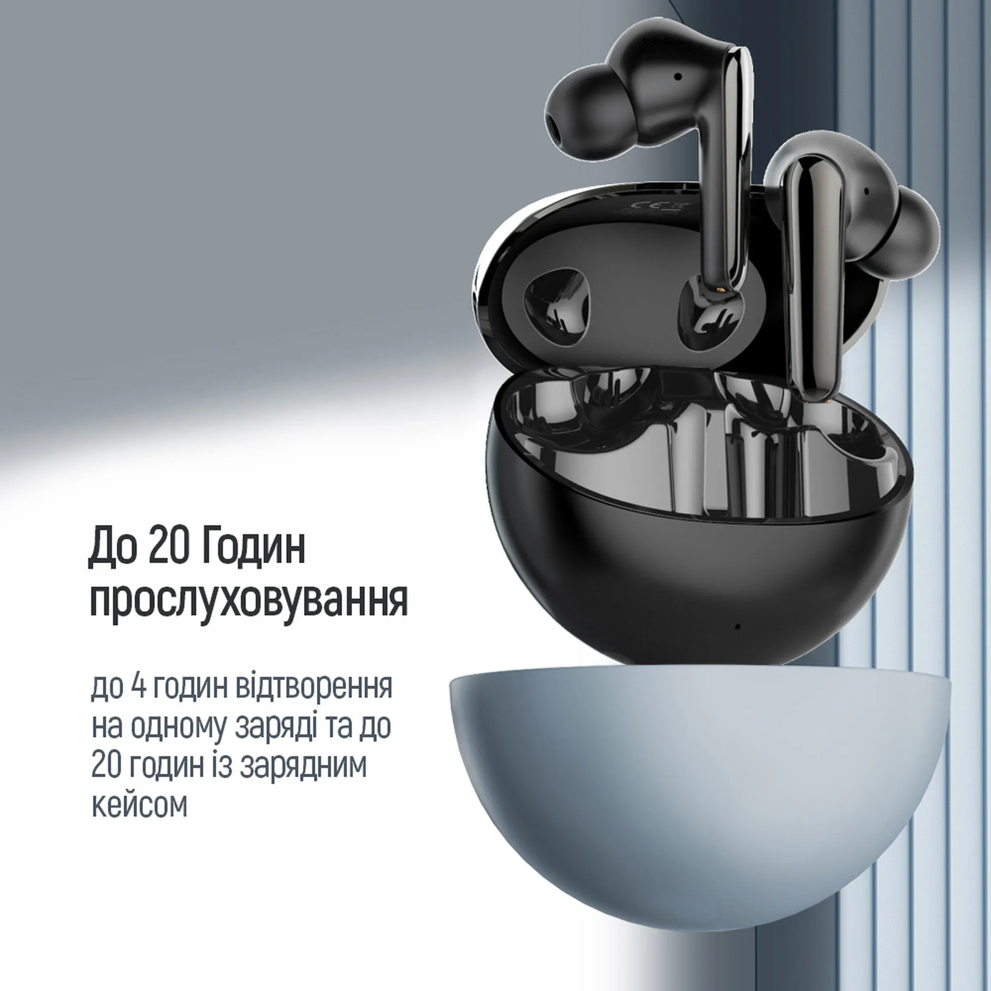 Купити Навушники ColorWay TWS-3 Earbuds Black (CW-TWS3BK) - фото 15