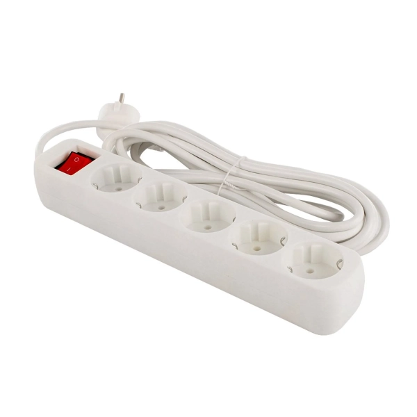 Купити Мережевий фільтр ColorWay CW-PSEA55W 5 м, 5 розеток - фото 2