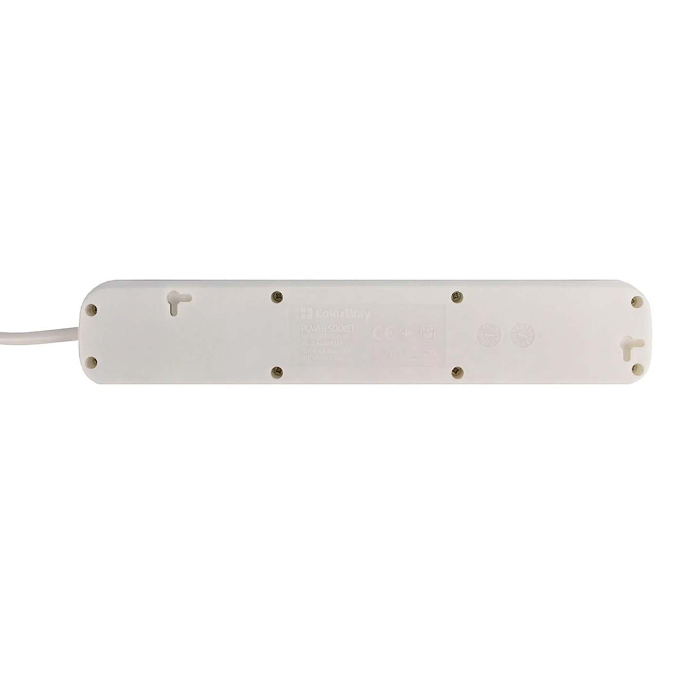Купити Мережевий фільтр ColorWay CW-PSEA55W 5 м, 5 розеток - фото 6