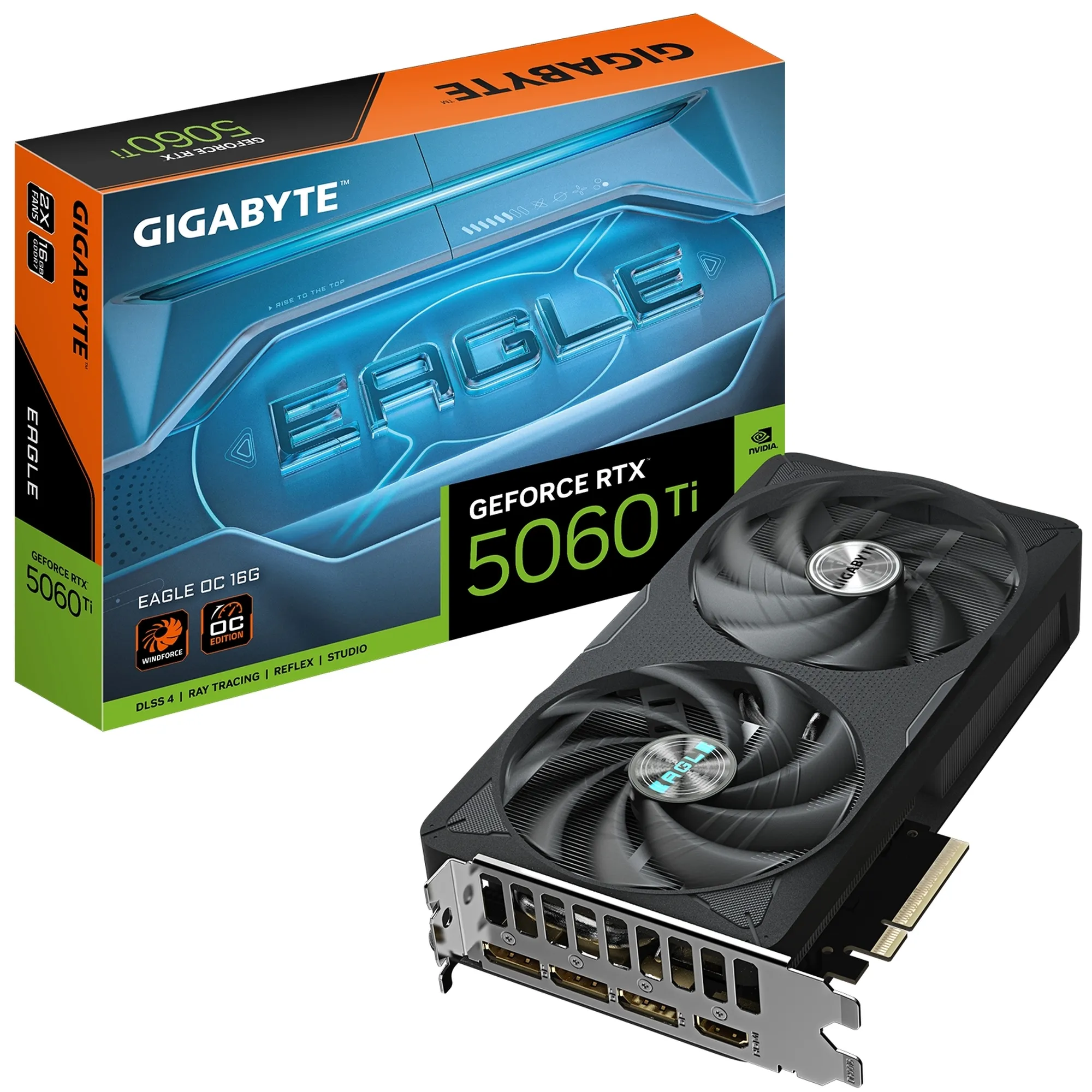 Купить Видеокарта Gigabyte GeForce RTX 5060 Ti Eagle OC 16G (GV-N506TEAGLE OC-16GD) - фото 10