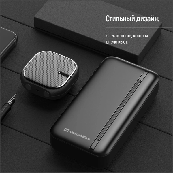 Купити Павербанк УМБ ColorWay 20000mAh 22.5W (CW-PB200LPB4BK-PD) - фото 16