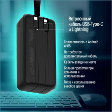 Купити Павербанк УМБ ColorWay 30000mAh 22.5W (CW-PB300LPB4BK-PDD) - фото 12