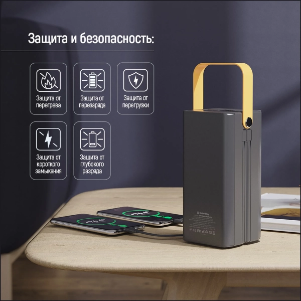 Купити Павербанк УМБ ColorWay 80000mAh 22.5W (CW-PB800LPA8BK-PDD) - фото 16