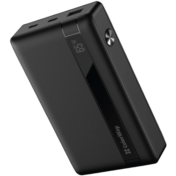 Купить Павербанк УМБ ColorWay 20000mAh 65W (CW-PB200LPA3BK-PDD) - фото 2