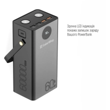 Купити Павербанк УМБ ColorWay 60000mAh 65W (CW-PB600LPA5BK-PDD) - фото 4