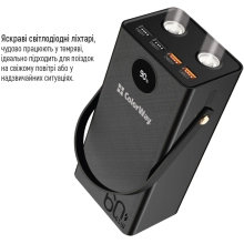 Купити Павербанк УМБ ColorWay 60000mAh 65W (CW-PB600LPA5BK-PDD) - фото 7