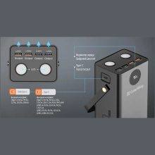 Купити Павербанк УМБ ColorWay 60000mAh 65W (CW-PB600LPA5BK-PDD) - фото 12