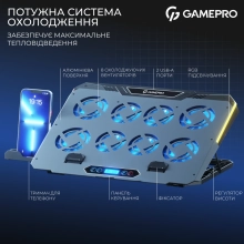 Купить Охлаждающая подставка для ноутбука Gamepro CP1040 - фото 3