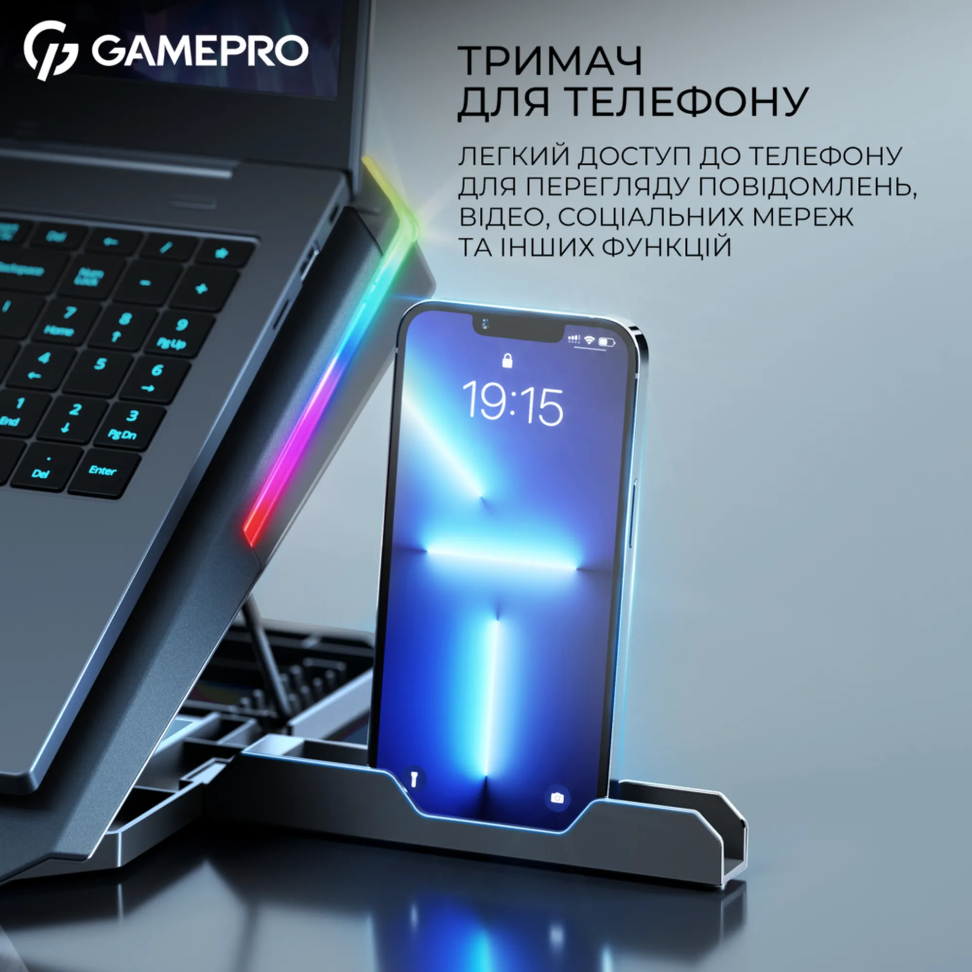 Купить Охлаждающая подставка для ноутбука Gamepro CP1040 - фото 10