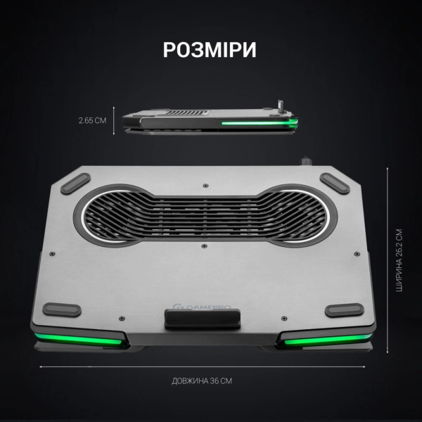 Купить Охлаждающая подставка для ноутбука Gamepro CP1540 - фото 6