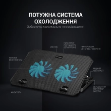 Купити Охолоджувальна підставка для ноутбука Gamepro CP413 - фото 3