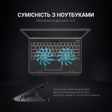 Купити Охолоджувальна підставка для ноутбука Gamepro CP413 - фото 5