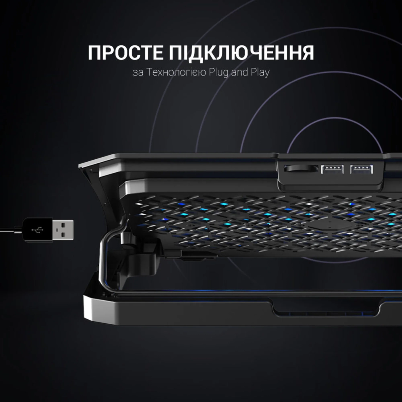 Купити Охолоджувальна підставка для ноутбука Gamepro CP413 - фото 7