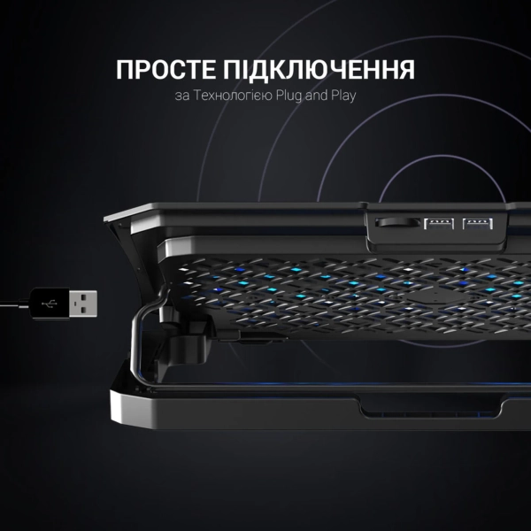 Купити Охолоджувальна підставка для ноутбука Gamepro CP413 - фото 7