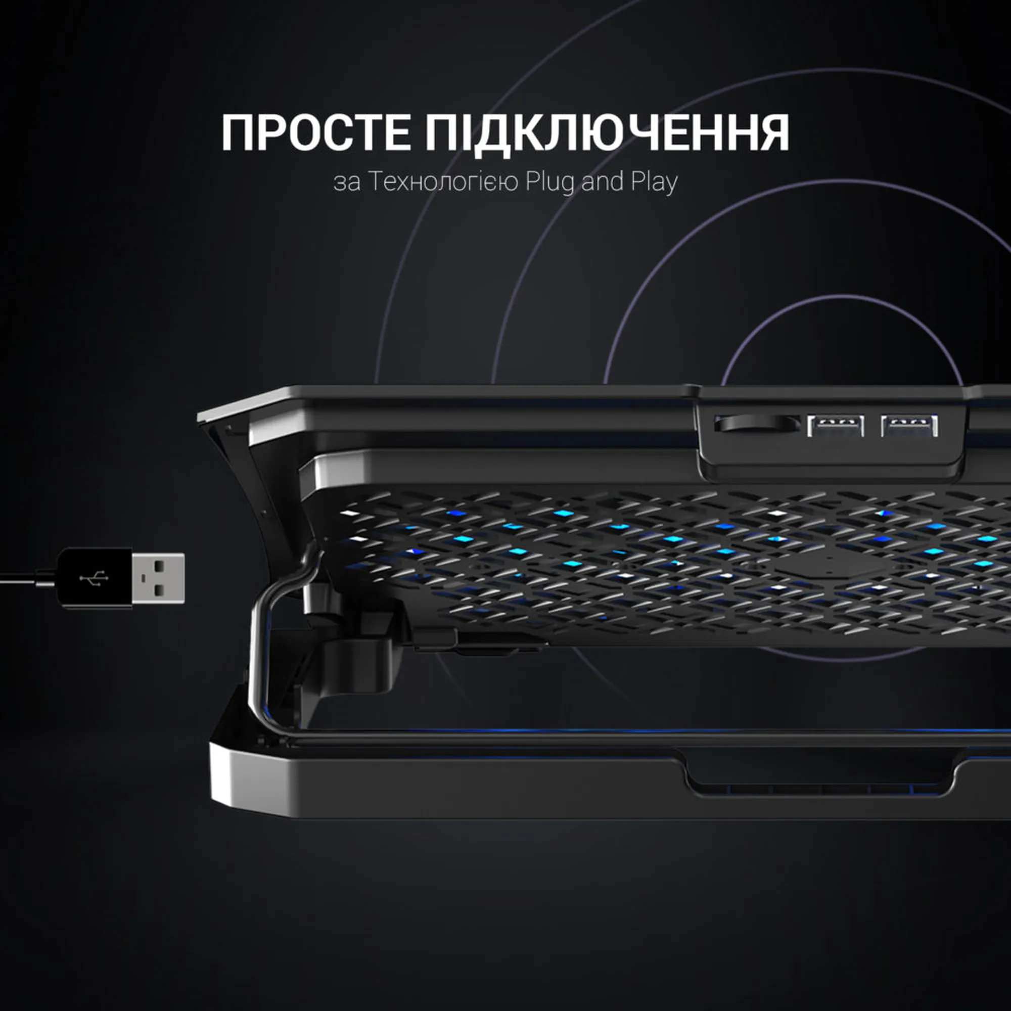 Купити Охолоджувальна підставка для ноутбука Gamepro CP413 - фото 7