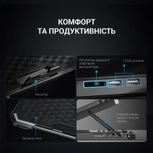 Купити Охолоджувальна підставка для ноутбука Gamepro CP485 - фото 8