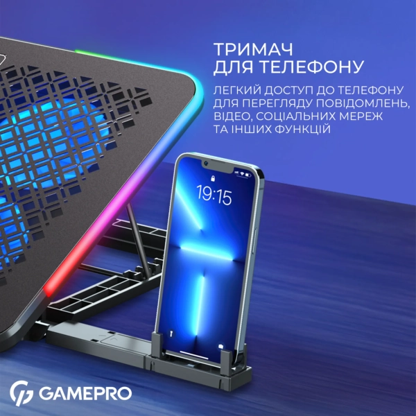 Купити Охолоджувальна підставка для ноутбука Gamepro CP590 - фото 12