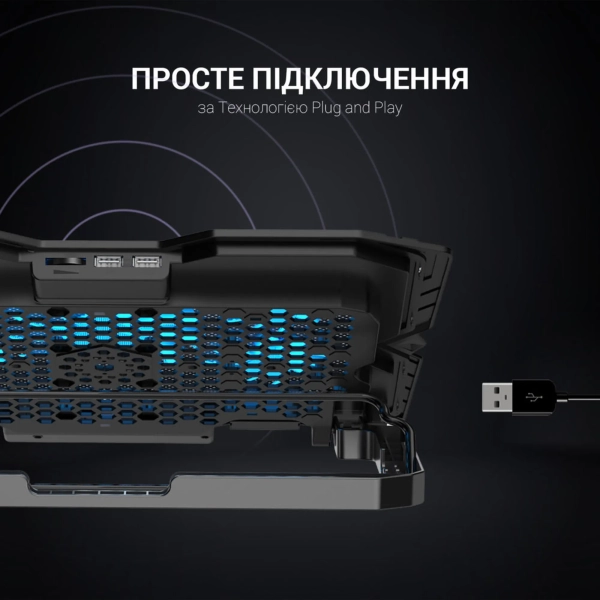 Купить Охлаждающая подставка для ноутбука Gamepro CP627 - фото 6