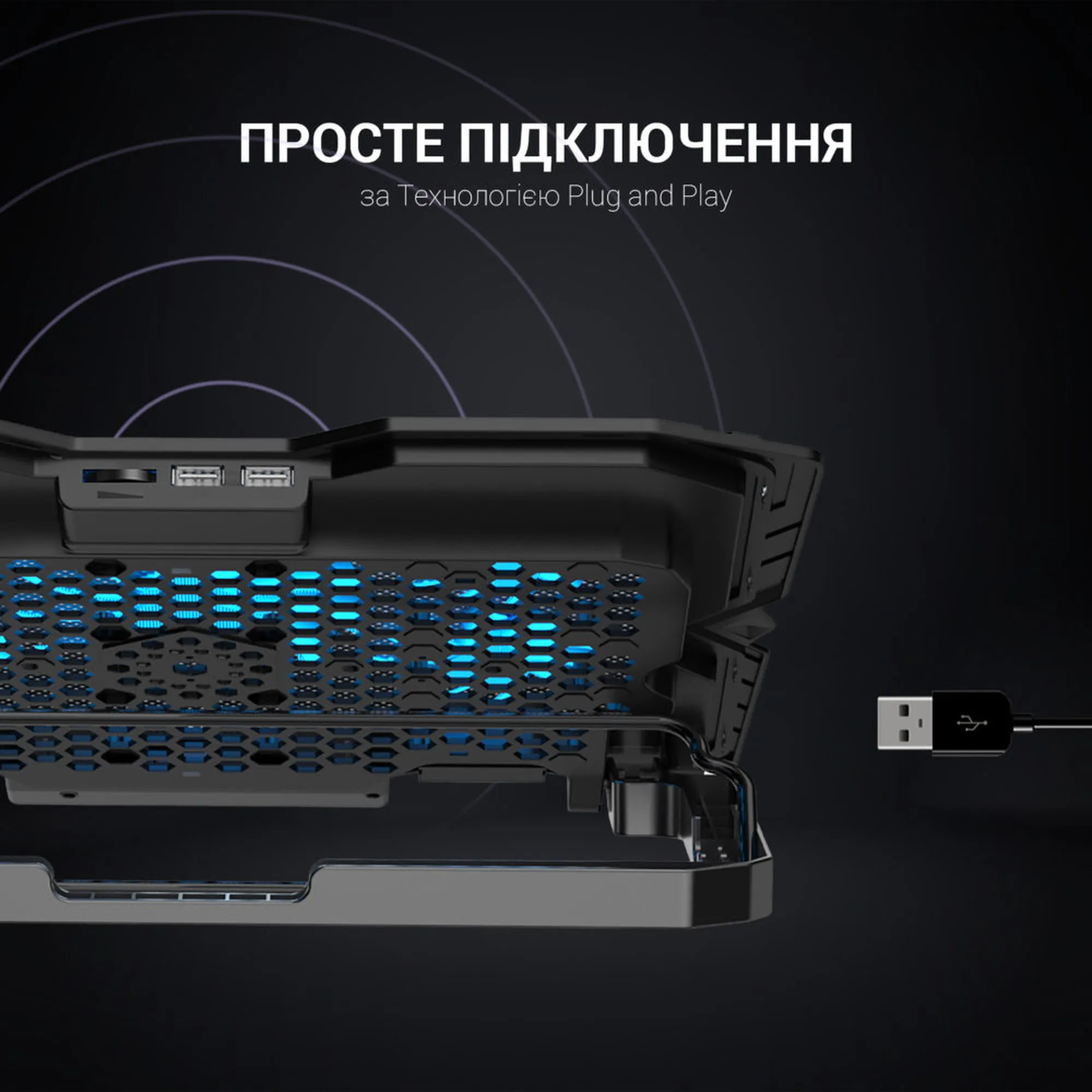 Купить Охлаждающая подставка для ноутбука Gamepro CP627 - фото 6