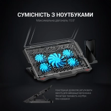 Купить Охлаждающая подставка для ноутбука Gamepro CP627 - фото 8