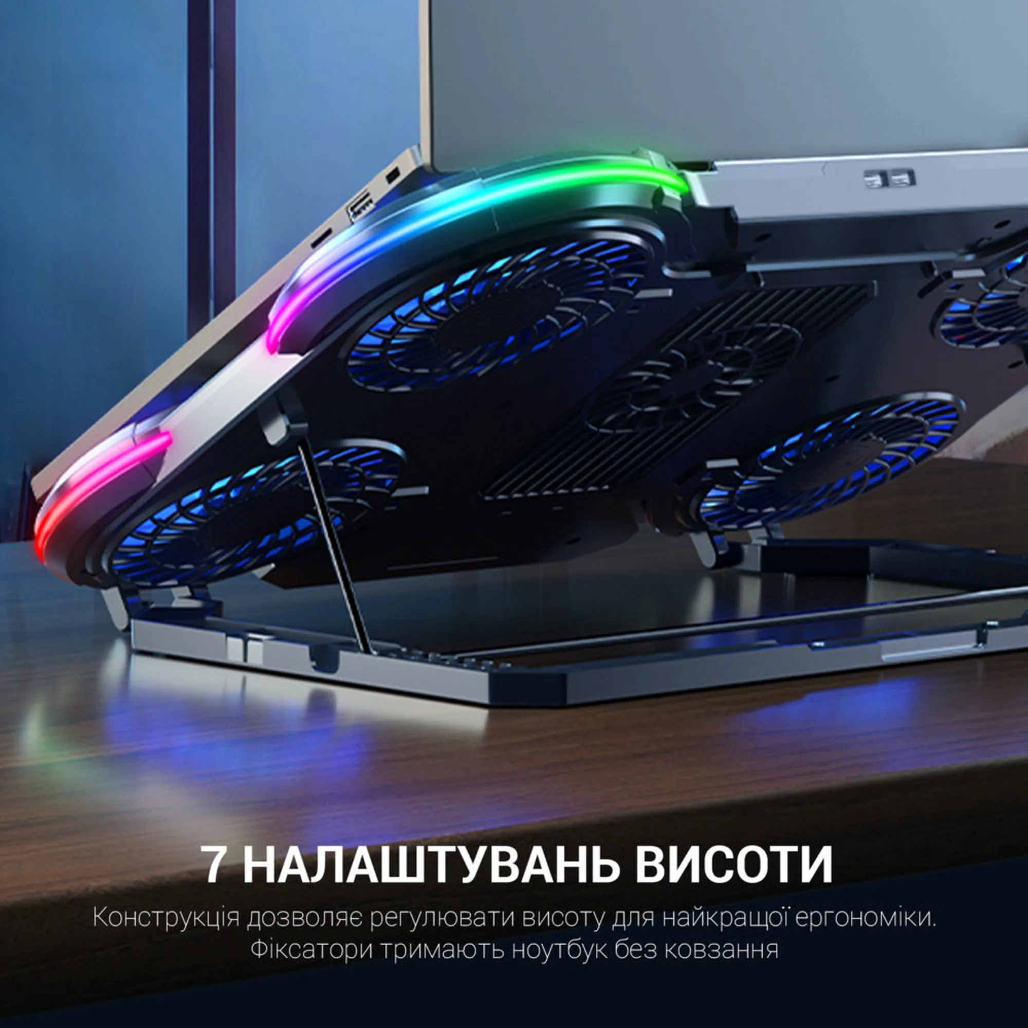 Купить Охлаждающая подставка для ноутбука Gamepro CP770 - фото 10