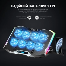 Купити Охолоджувальна підставка для ноутбука Gamepro CP870 - фото 6