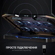 Купити Охолоджувальна підставка для ноутбука Gamepro CP870 - фото 12