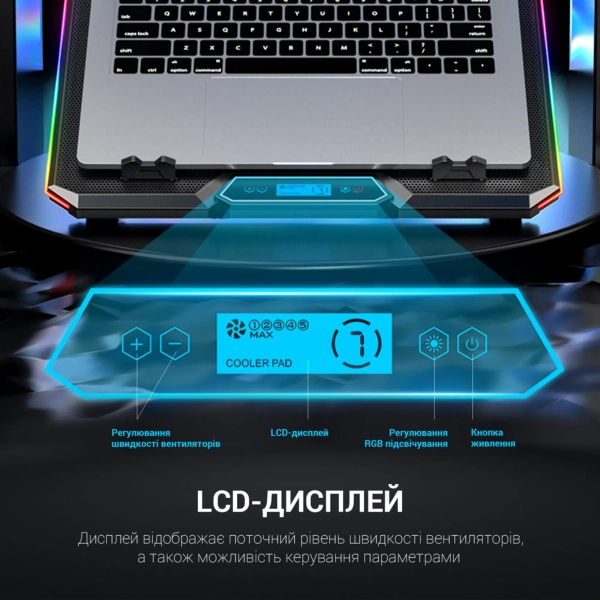 Купить Охлаждающая подставка для ноутбука Gamepro CP890 - фото 13