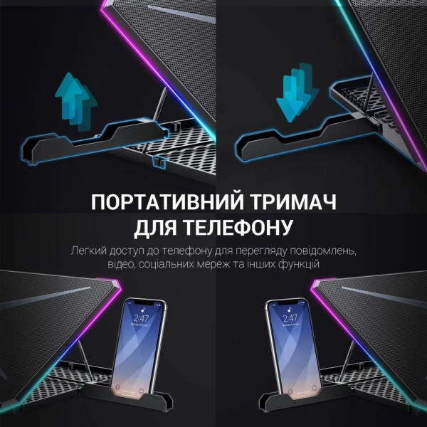 Купити Охолоджувальна підставка для ноутбука Gamepro CP940 - фото 10