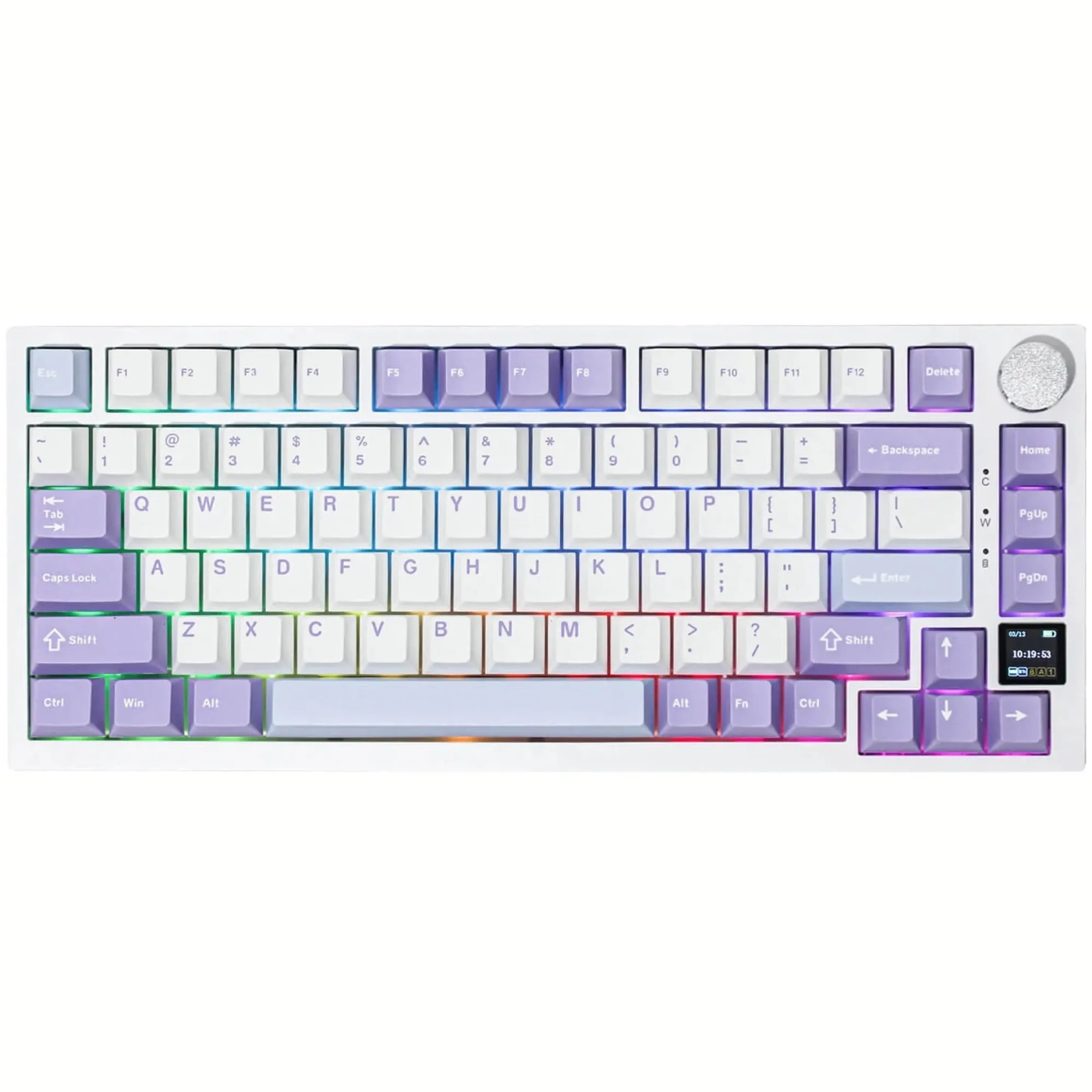Купити Клавіатура Epomaker Ajazz AK820 Pro (flying fish) White (AK820-PRO-W-FF) - фото 2
