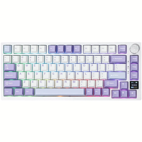 Купити Клавіатура Epomaker Ajazz AK820 Pro (flying fish) White (AK820-PRO-W-FF) - фото 2