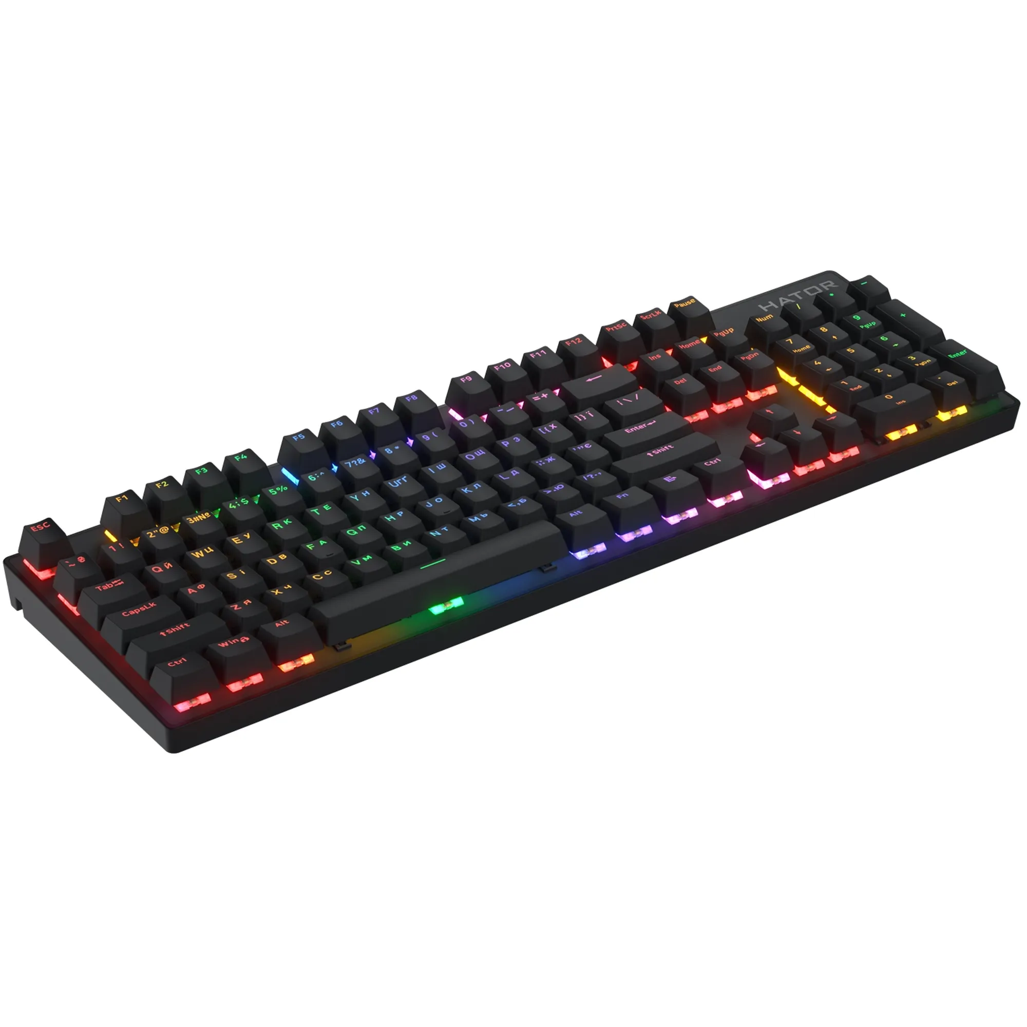 Купить Клавиатура Hator Icefall Mecha Rainbow Wireless Black (HTK204UA) - фото 3