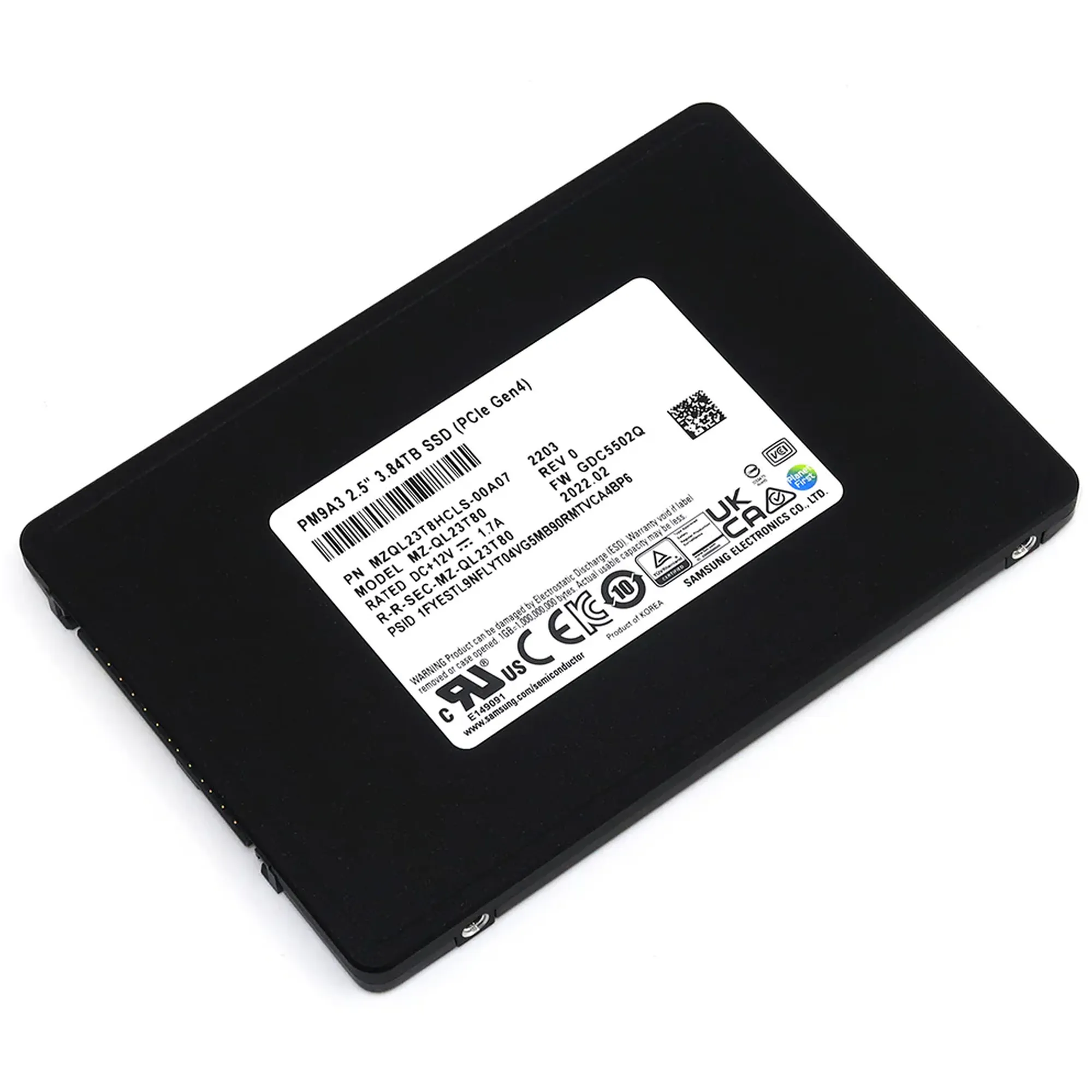 Купить SSD диск Samsung PM9A3 3.84TB 2.5" (MZQL23T8HCLS-00A07) - фото 4