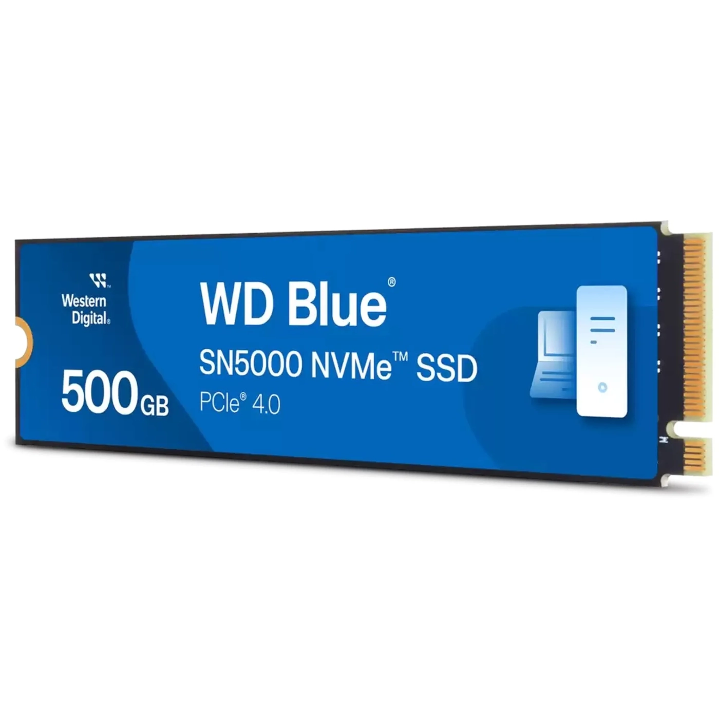 Купить SSD диск WD BLUE SN5000 500GB M.2 2280 NVME PCIe 4.0 x4 (WDS500G4B0E) - фото 2