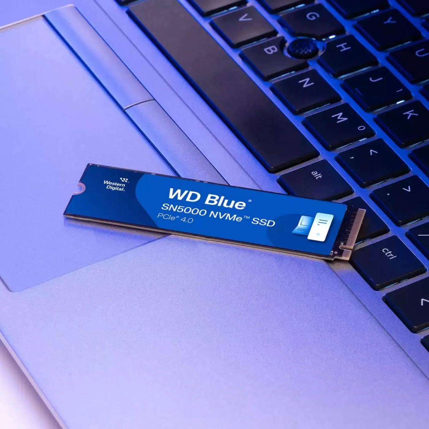 Купить SSD диск WD BLUE SN5000 500GB M.2 2280 NVME PCIe 4.0 x4 (WDS500G4B0E) - фото 3