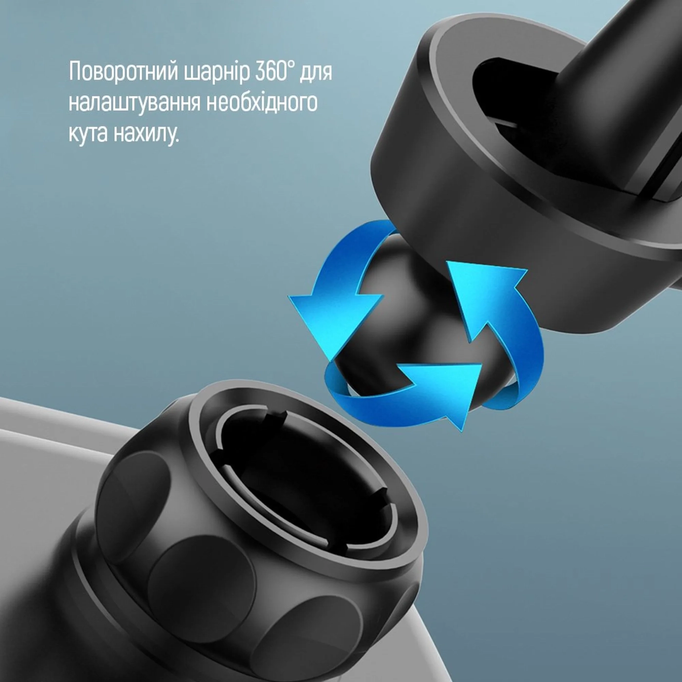 Купити Автотримач ColorWay Metallic Gravity Holder 3 Black (CW-CHG14-BK) - фото 12
