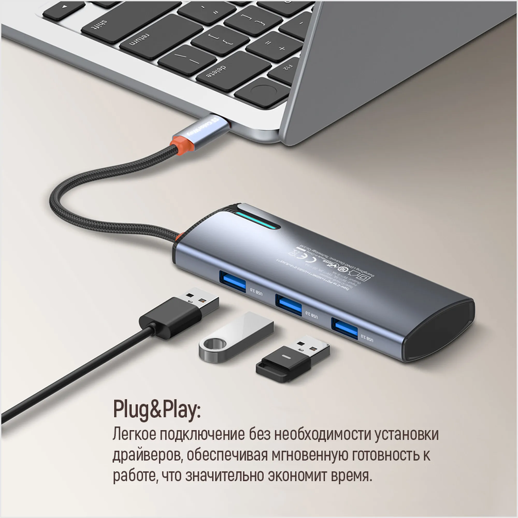 Купити USB-хаб ColorWay CW-HUB01 - фото 13