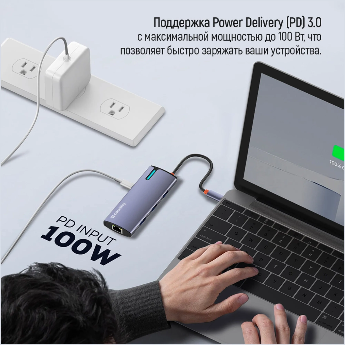 Купити USB-хаб ColorWay CW-HUB03 - фото 10