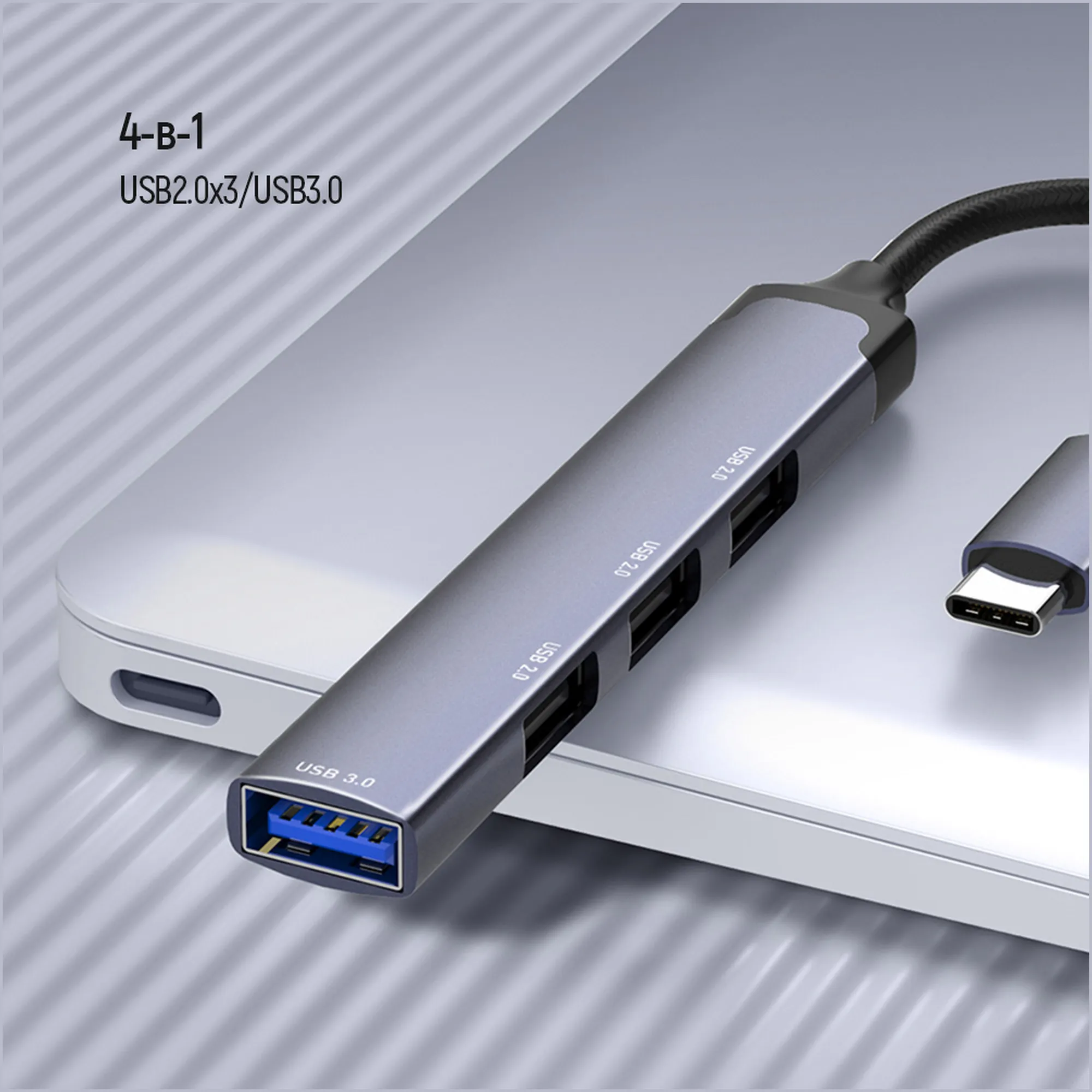 Купити USB-хаб ColorWay CW-HUB04 - фото 9