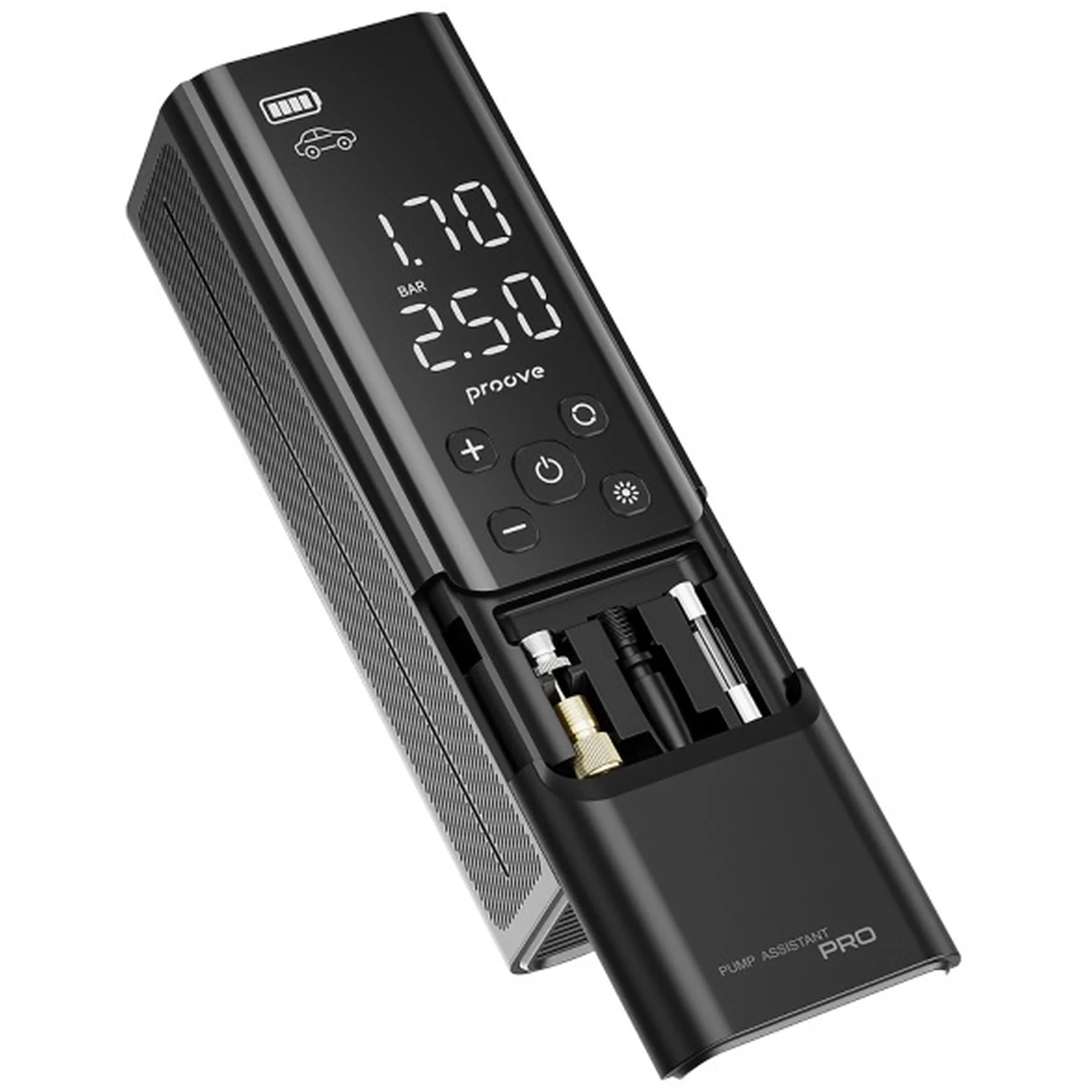 Купити Автомобільний насос Proove Pump Assistant Pro 120W 7500mAh Black (PPAP80010901) - фото 5