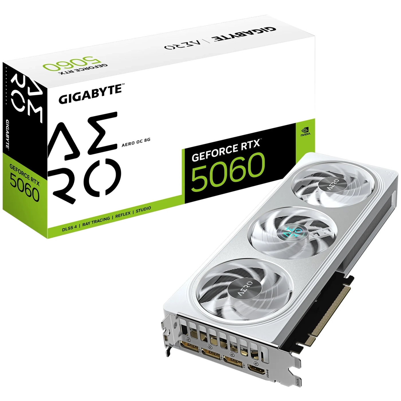 Купить Видеокарта Gigabyte GeForce RTX 5060 Aero OC 8G (GV-N5060AERO OC-8GD) - фото 10