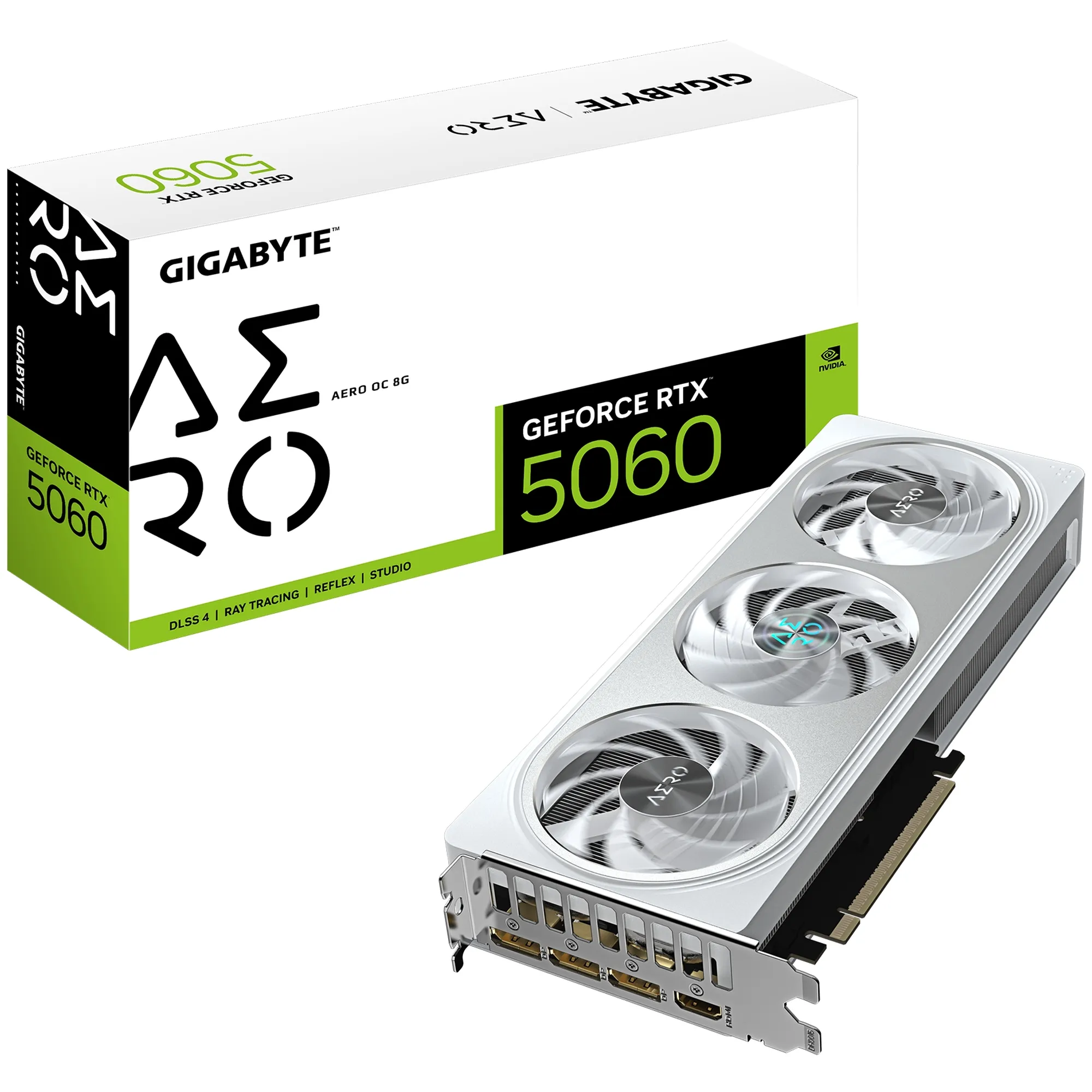 Купить Видеокарта Gigabyte GeForce RTX 5060 Aero OC 8G (GV-N5060AERO OC-8GD) - фото 10