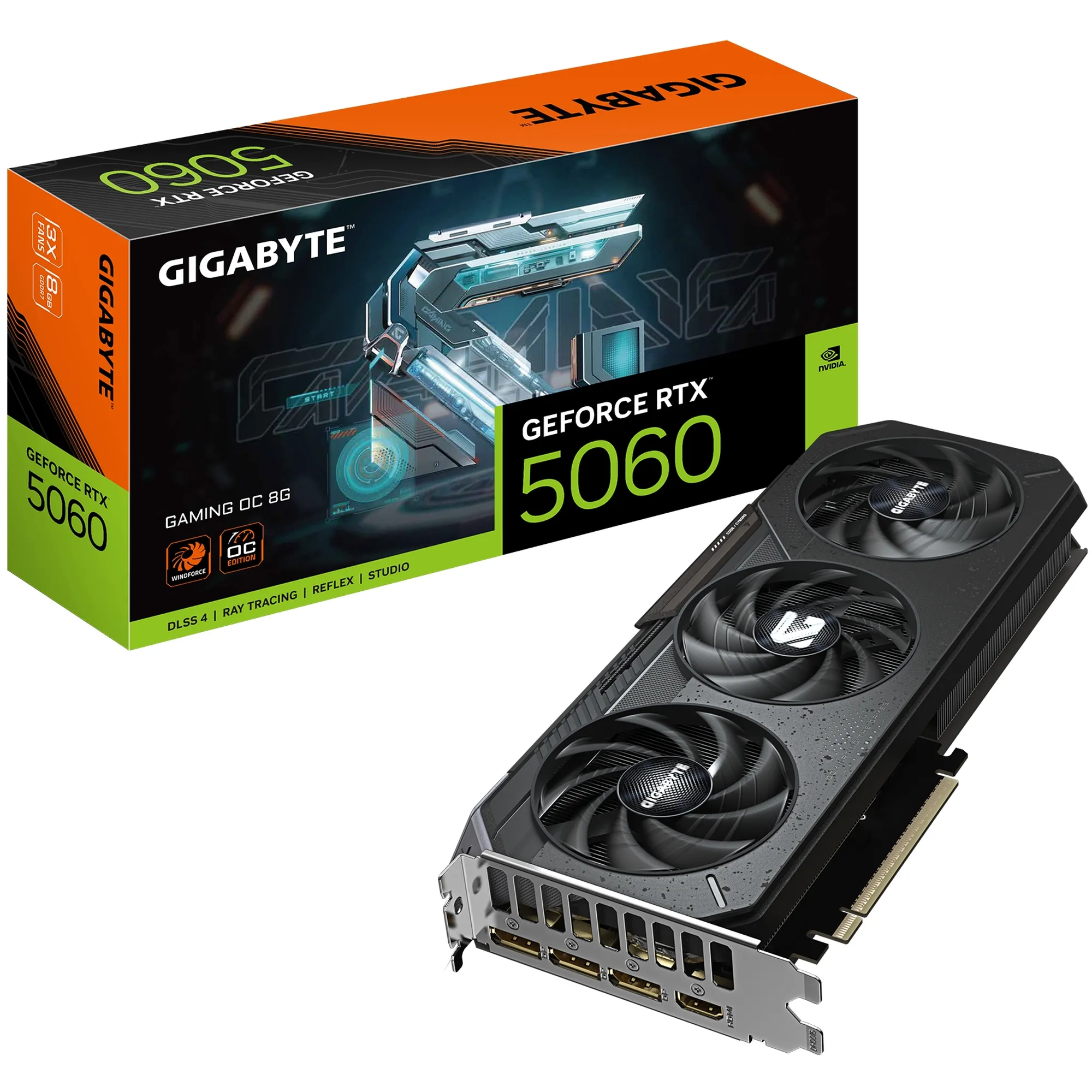 Купить Видеокарта Gigabyte GeForce RTX 5060 Gaming OC 8G (GV-N5060GAMING OC-8GD) - фото 10