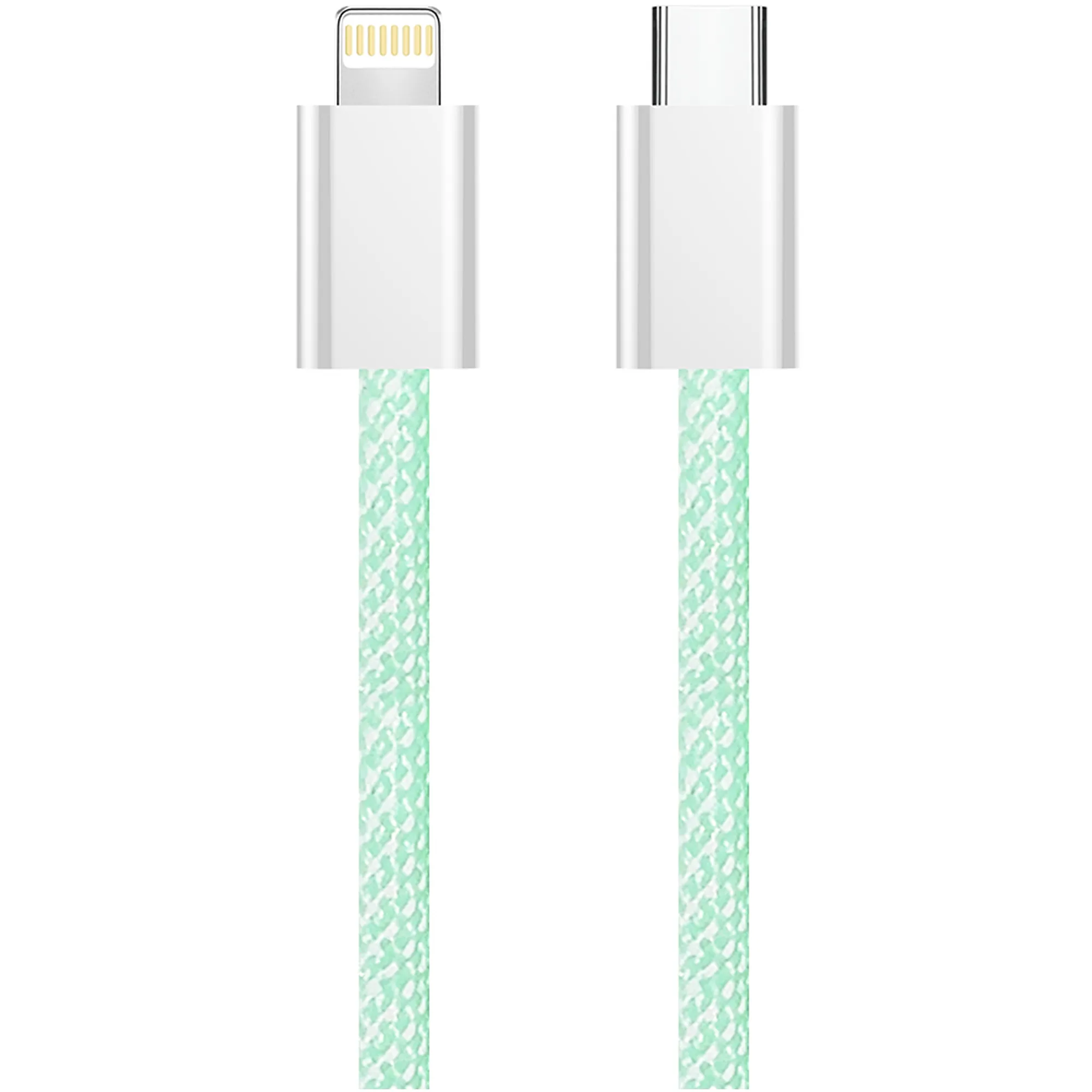 Купить Кабель ColorWay USB-C - Lightning 27W 3A 1m Green (CW-CBPDCL061-G) - фото 2