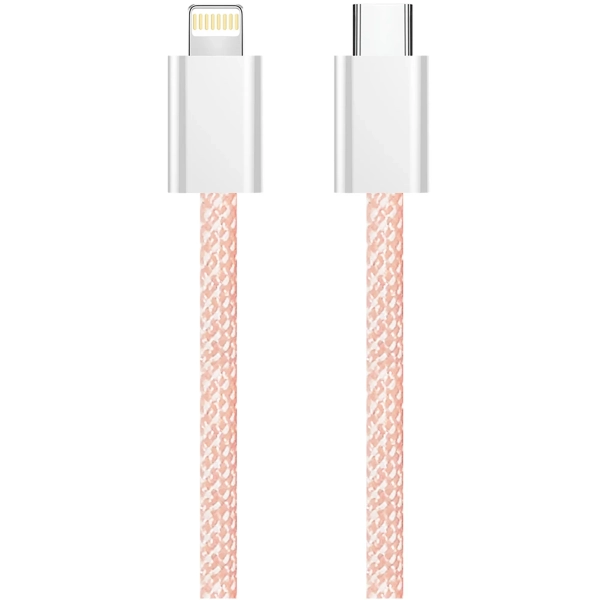 Купити Кабель ColorWay USB-C - Lightning 27W 3A 1m Pink (CW-CBPDCL061-P) - фото 2