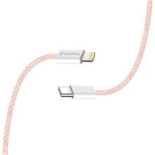 Купити Кабель ColorWay USB-C - Lightning 27W 3A 1m Pink (CW-CBPDCL061-P) - фото 7