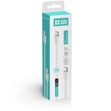 Купить Кабель ColorWay USB-C - Lightning 27W 3A 1m Grey (CW-CBPDCL061-GR) - фото 8